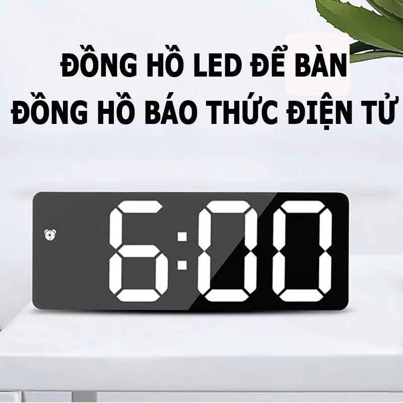 Đồng Hồ Để Bàn Led; Đồng Hồ Báo Thức Điện Tử; Đồng Hồ Treo Tường Mini; Setup Bàn Làm Việc