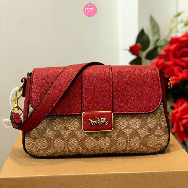 Túi xách nữ đeo vai kẹp nách thời trang coach