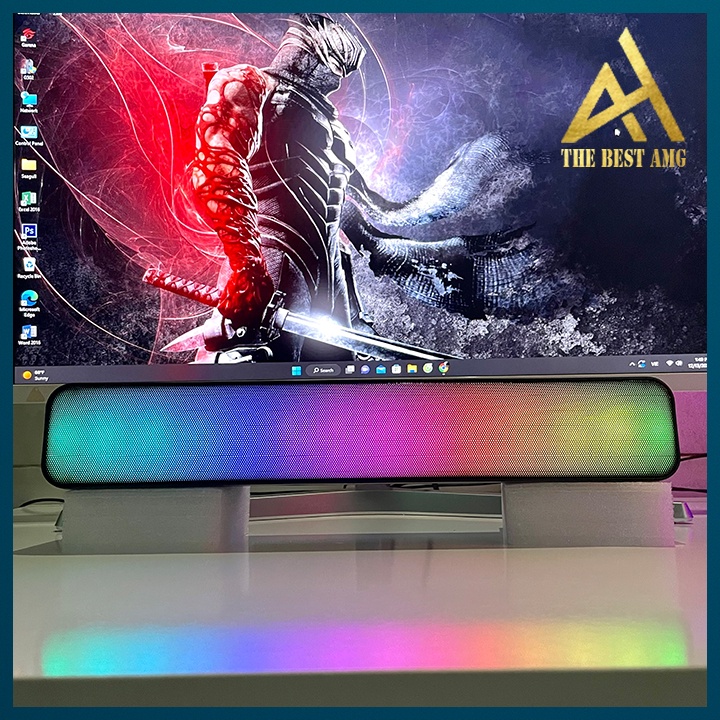 Loa Thanh Soundbar Bluetooth Loa Máy Tính Không Dây Gaming Led RGB Simetech KQ-07 Âm Thanh Cực To Bass Mạnh
