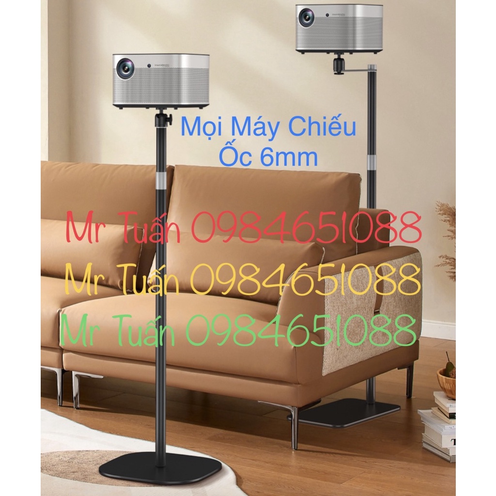Giá Đỡ Máy Chiếu Xgimi, Beecube, Wanbo, Aun, Dangbei, BenQ... tất cả máy chiếu ốc 6mm, Chất liệu: thép sơn tĩnh điện
