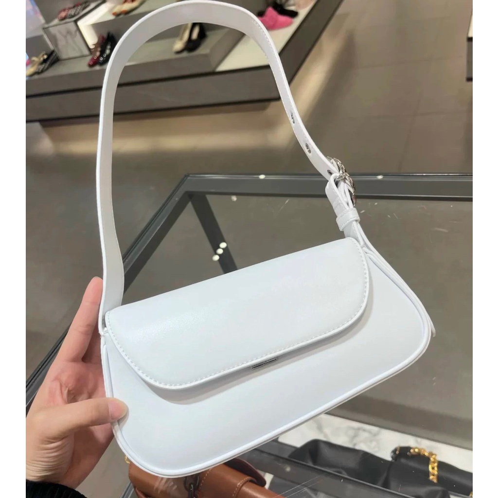 Túi nữ đeo vai size 25 nắp gập phần dây đeo có khóa hình bông hoa CK2-20782039 full màu