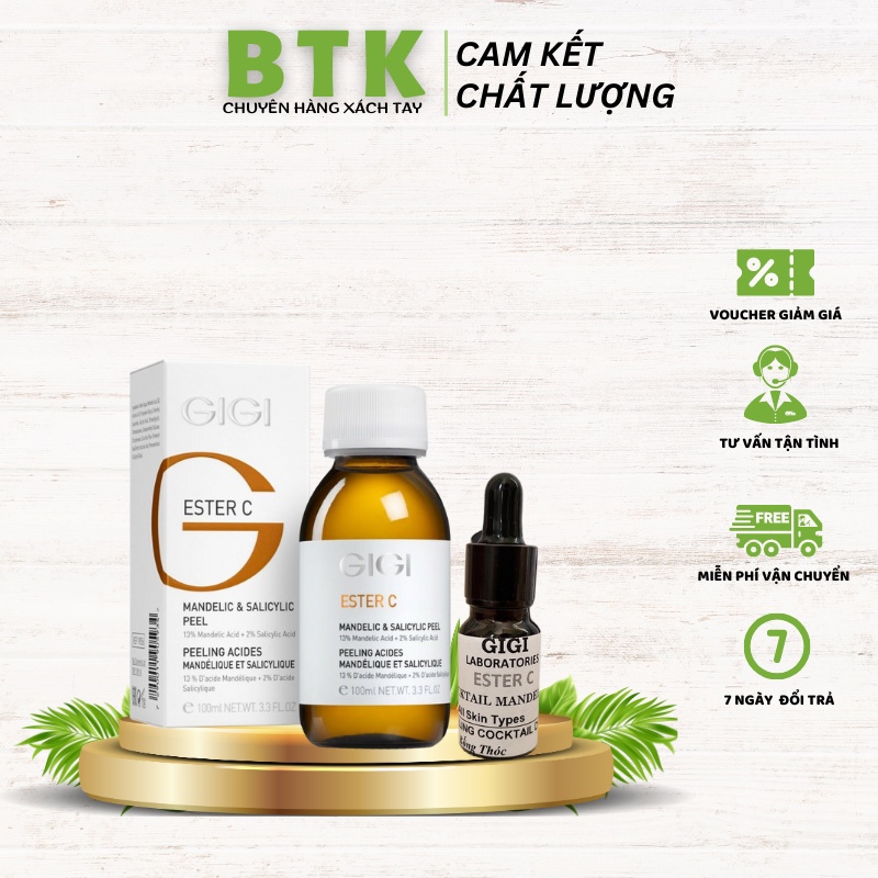 Tinh Chất Peel Trắng Căng Bóng Da GiGi ESTER C Chiết 10ml