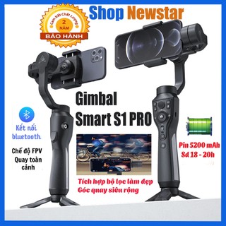 Gimble S1 PRO, Gimbal chống rung cho điện thoại quay video, Chụp ảnh chống rung ,tốt hơn gimbal smooth4