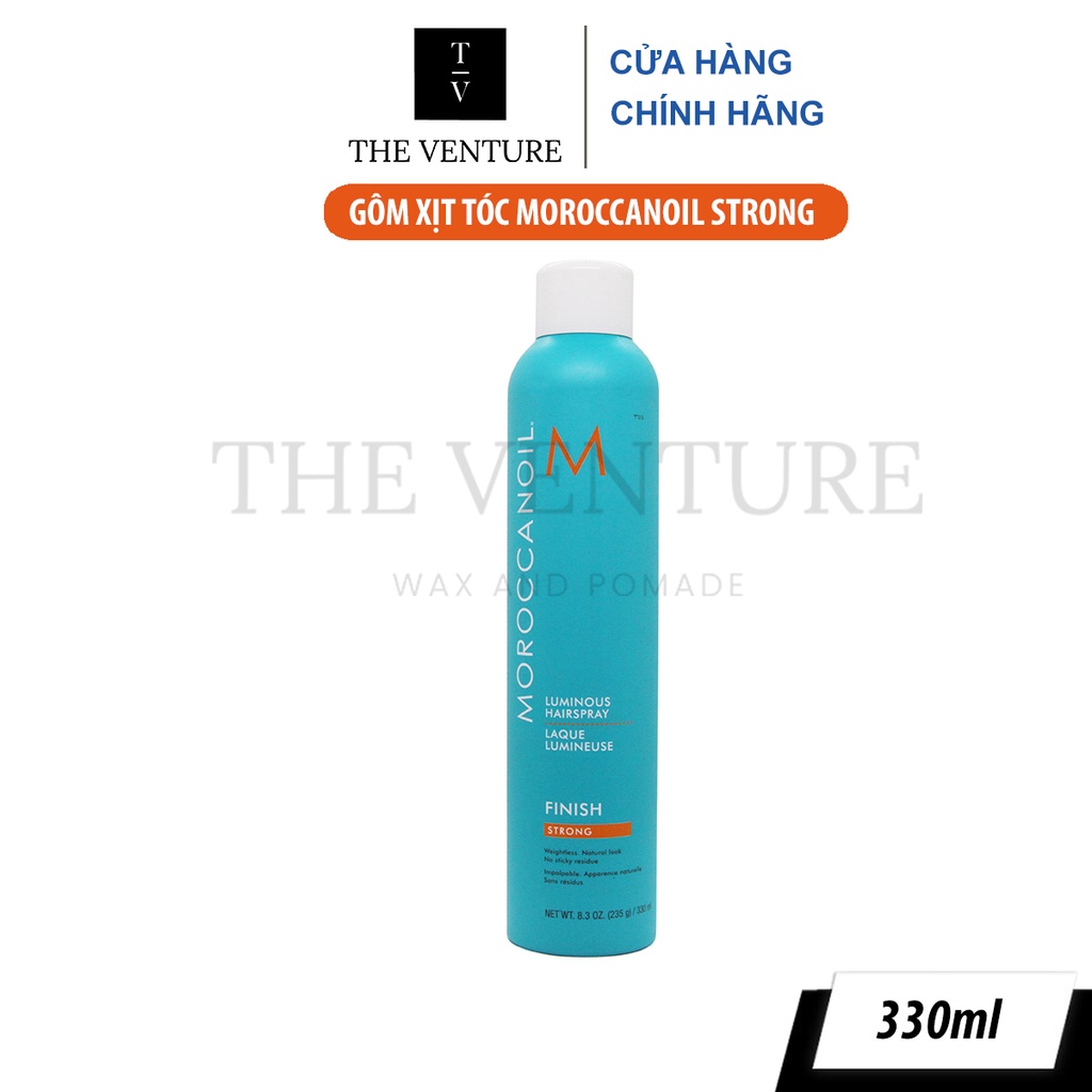 Gôm Xịt Giữ Nếp Tóc Moroccanoil Finish Strong Luminous Chính Hãng