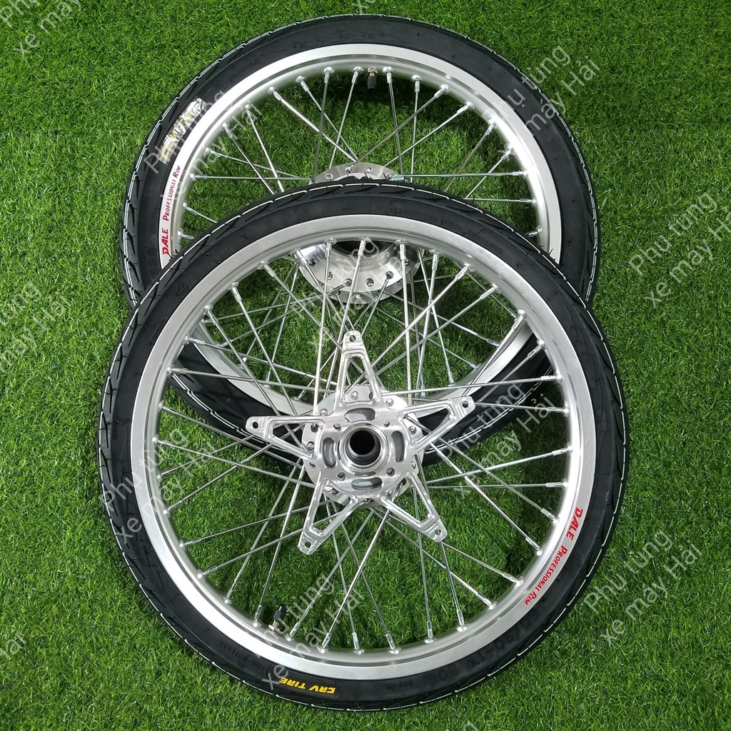 Bánh căm raider satria f150 full vỏ ruột crv 60/70 kèm lòng đĩa trước cnc lắp như zin không cần chế HTH1128 msp 0071