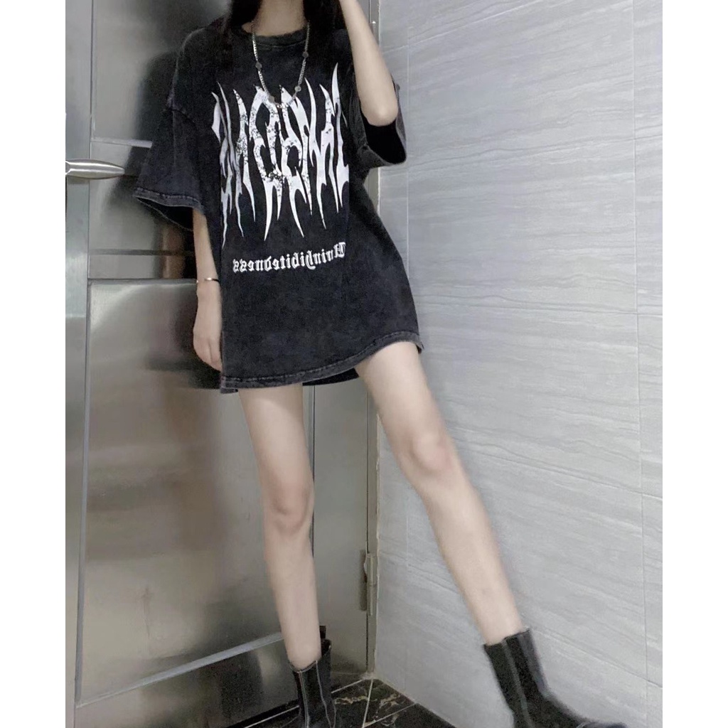 Áo thun wash DFKKRY a moment form rộng Unisex