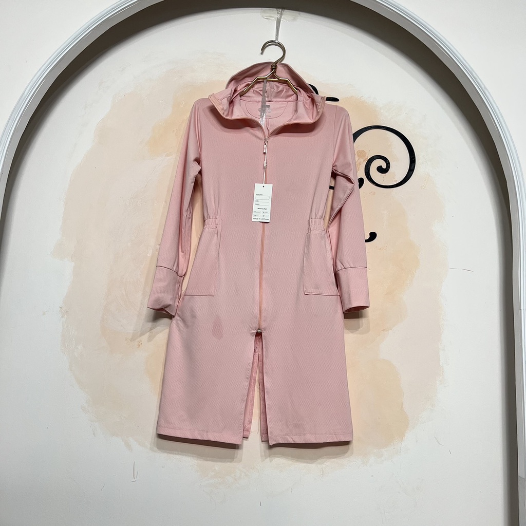 Áo chống nắng cho bé, áo choàng nắng toàn thân dáng dài thông hơi kim cương cho bé gái, bé trai.