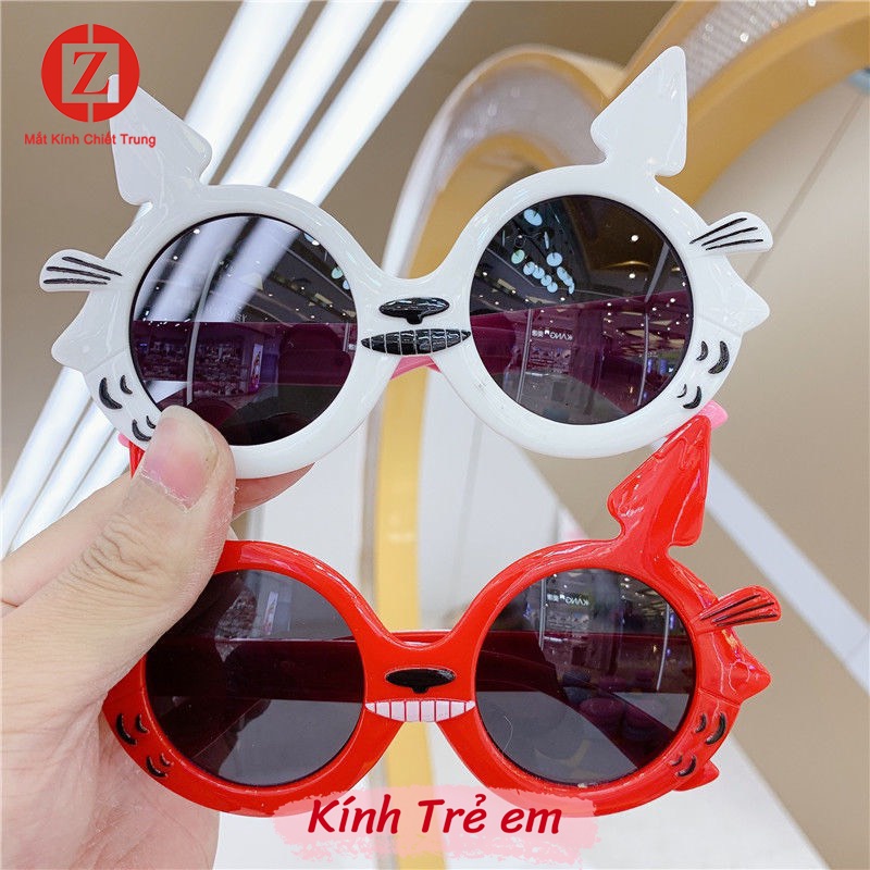 Kính mát động vật cho bé từ 2-9 tuổi hình mèo siêu dễ thương, chống tia UV400- mã H1592