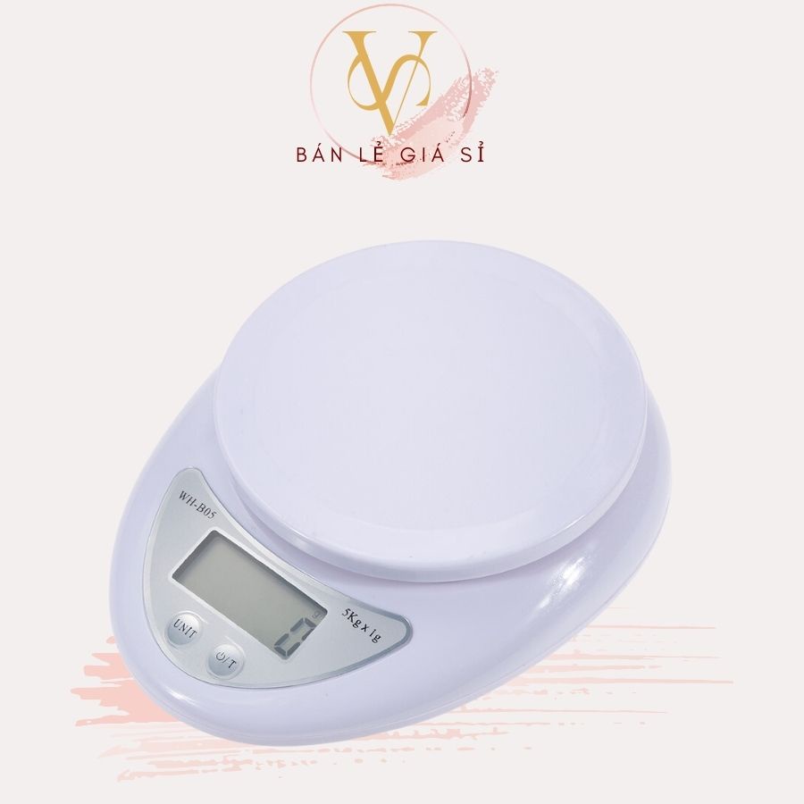 Cân Tiểu Ly Điện Tử Nhà Bếp Mini Định Lượng 1g - 5Kg Làm Bánh Độ Chính Xác Cao Tặng Kèm 2 Pin AAA