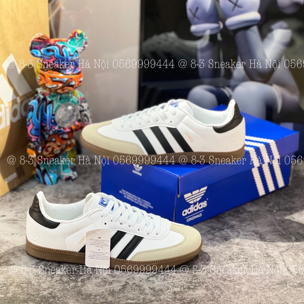 Giày thể thao adidas Samba Classic Run White/Black 772109 Men s hottrend 2023