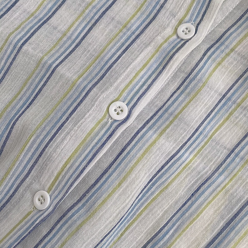 Áo sơ mi kiểu nữ Tay dài Form rộng Kẻ sọc caro Hàn Quốc Sơ mi nữ Dài tay Form rộng Ulzzang Thời trang