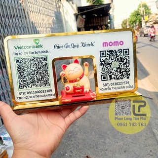 Bảng Mèo Vẫy, Bảng Số Tài Khoản, Bảng Quét QR, Bảng Thanh Toán Thông Minh