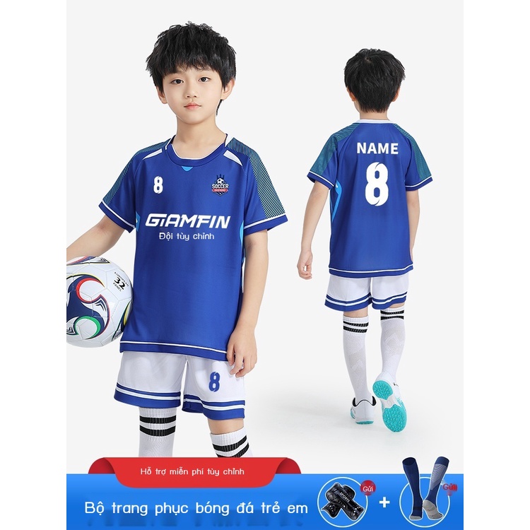 Bộ Đồng Phục Bóng Đá Mùa Hè Cho Học Sinh Tiểu Học