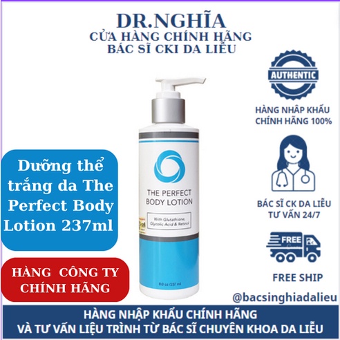 Sữa Dưỡng Thể Trắng Da The Perfect Body Lotion 237ml BS NGHĨA