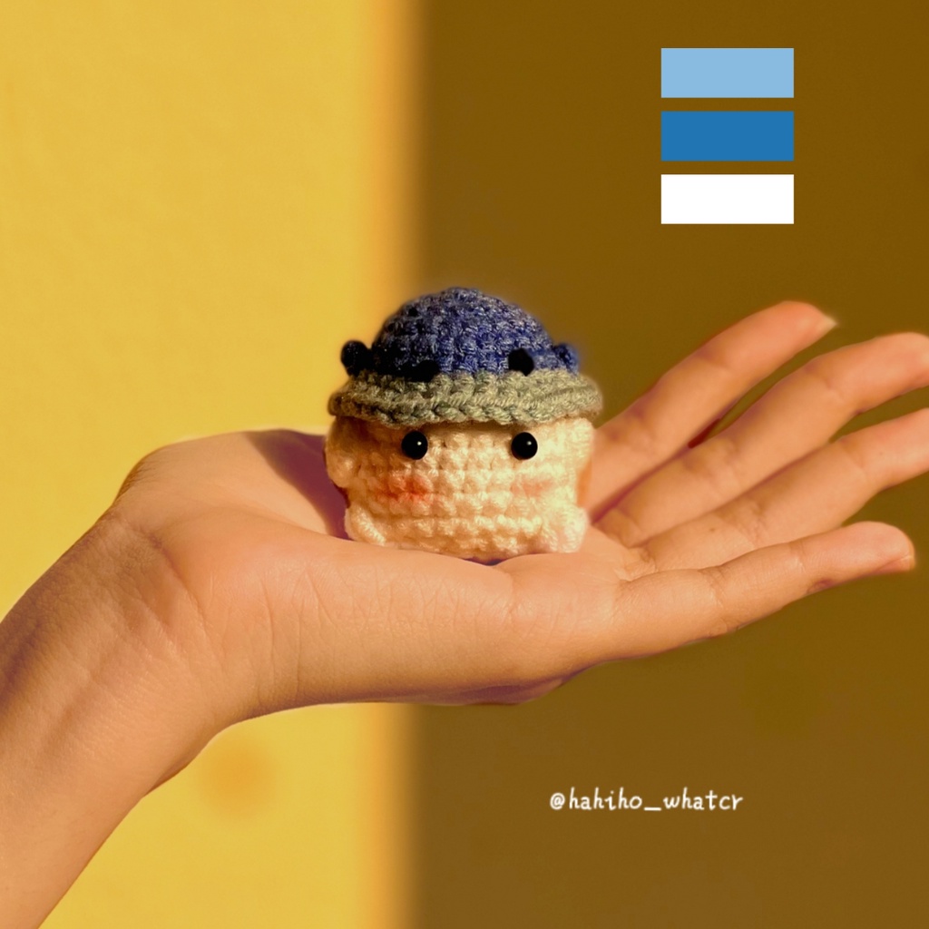 Móc khóa nấm Chunky | Kèm dây móc kim loại | @hahiho_whatcr