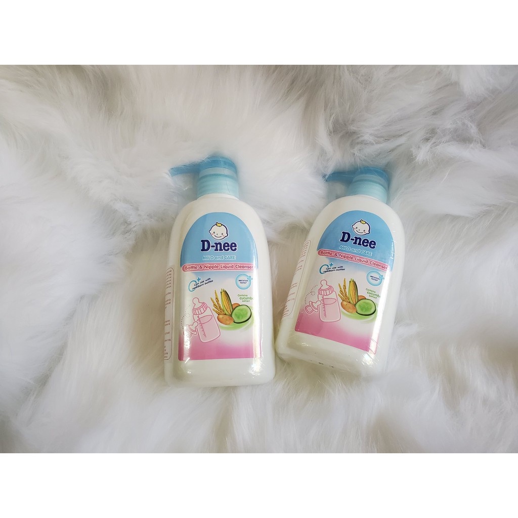 Nước rửa bình sữa & rau quả D-nee 500ml , Nước xúc bình sữa , bình nước cho bé