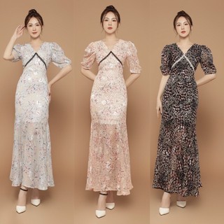 Đầm Maxi Đi Biển Hoa Đuôi Cá (Mẫu Mới)