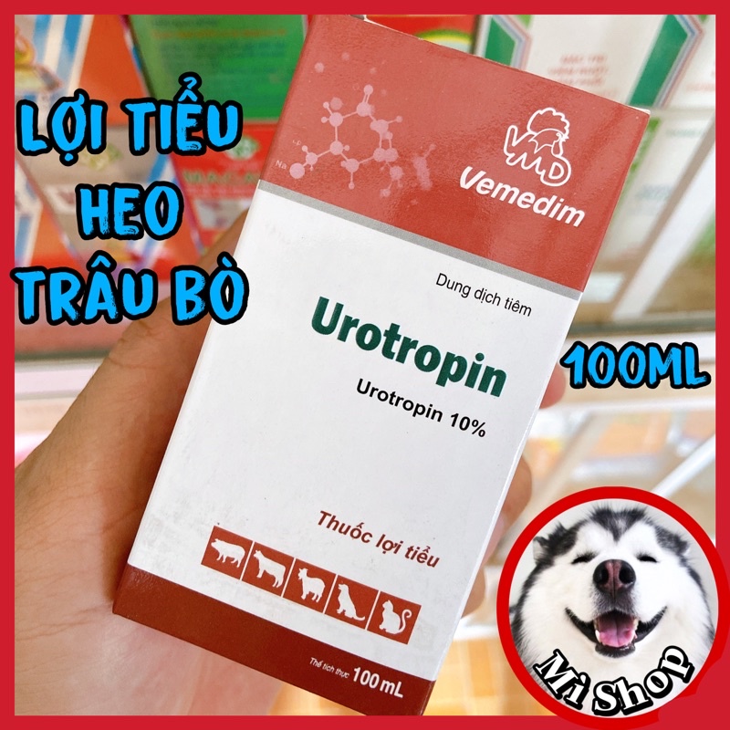 VEMEDIM UROTROPIN lợi tiểu heo, trâu, bò