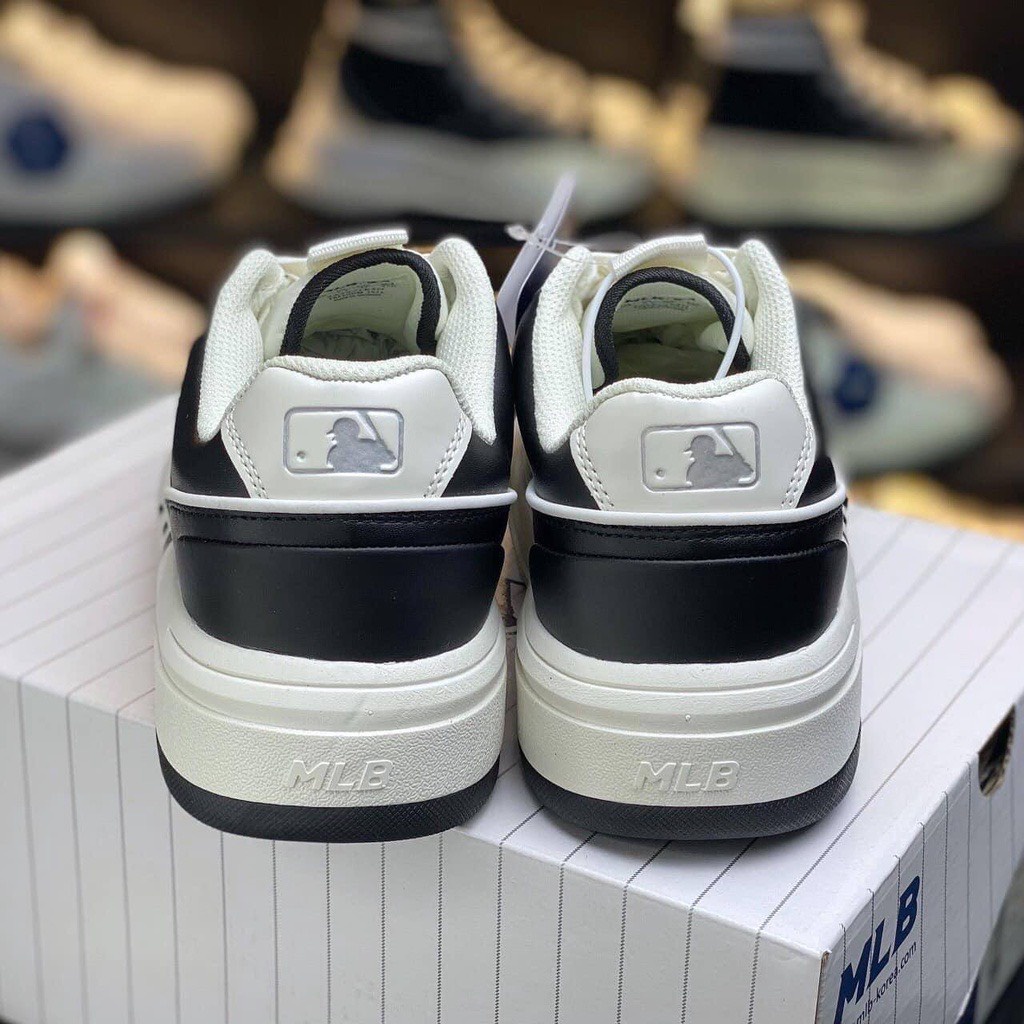 Giày Thể Thao MLB Black White Panda, Giày MLB Chunky Liner Màu Đen Trắng
