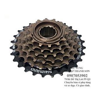 Líp vặn xe đạp thể thao 7 tầng Shimano chính hãng