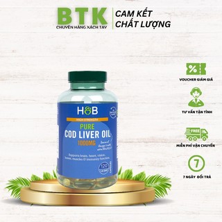 Viên uống dầu gan cá tuyết bổ sung omega 3 - holland & barrett