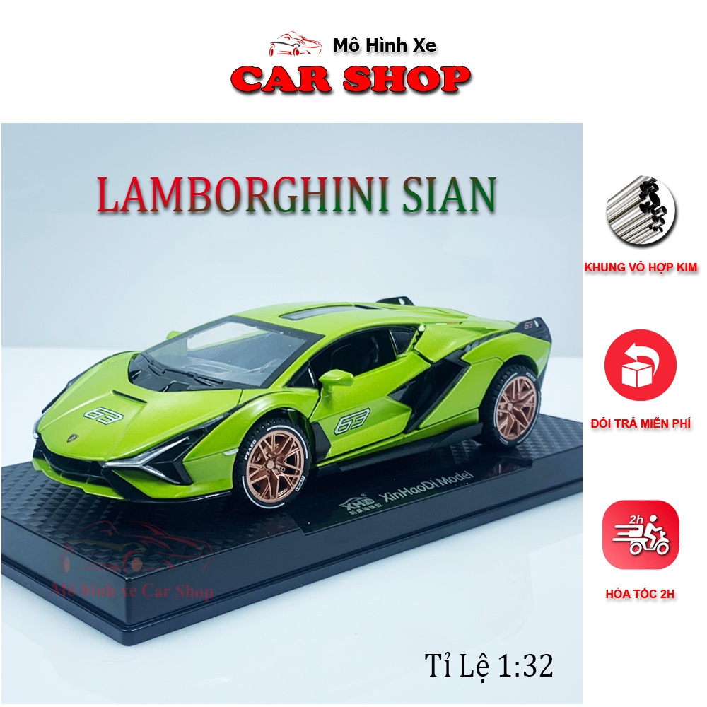 Mô hình xe Lamborghini Sian tỉ lệ 1:32 hãng XHD