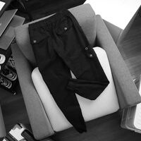 Quần Jogger túi hộp , Jogger kaki  vải kaki hàn dày dặn, túi hộp đôi đóng khuy có nắp túi 4 màu-