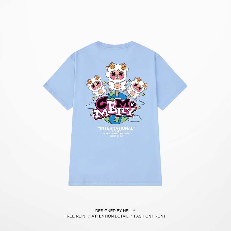 Áo thun Nelly ngắn tay in hình "INTERNATIONAL" áo phông  CS1