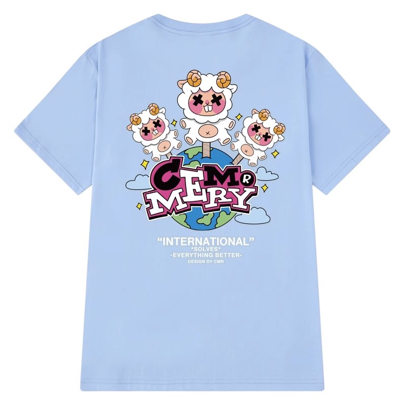 Áo thun Nelly ngắn tay in hình "INTERNATIONAL" áo phông  CS1