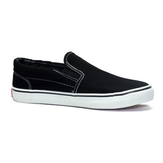 Giày slipon đen nam cổ thấp