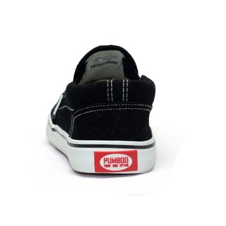 Giày slipon đen nam cổ thấp