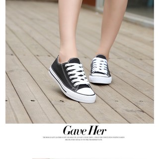 Giày Đen Nữ Cổ Thấp