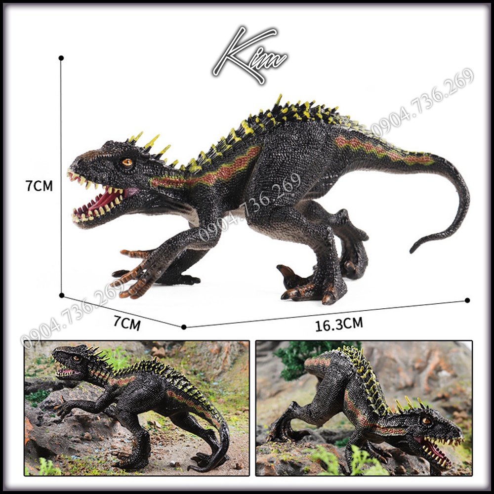 Mô hình khủng long Velociraptor lửa - Chính hãng