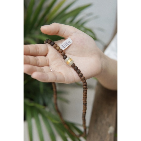 Chuỗi 108 hạt Trầm Rừng 6ly siêu đẹp