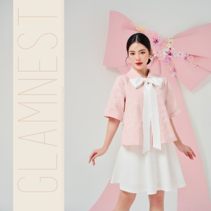 Set Váy Bầu Thanh Lịch Dạo Phố Du Lịch Đầm Bầu Công Sở Thiết Kế Cao Cấp Glam Nest AS028