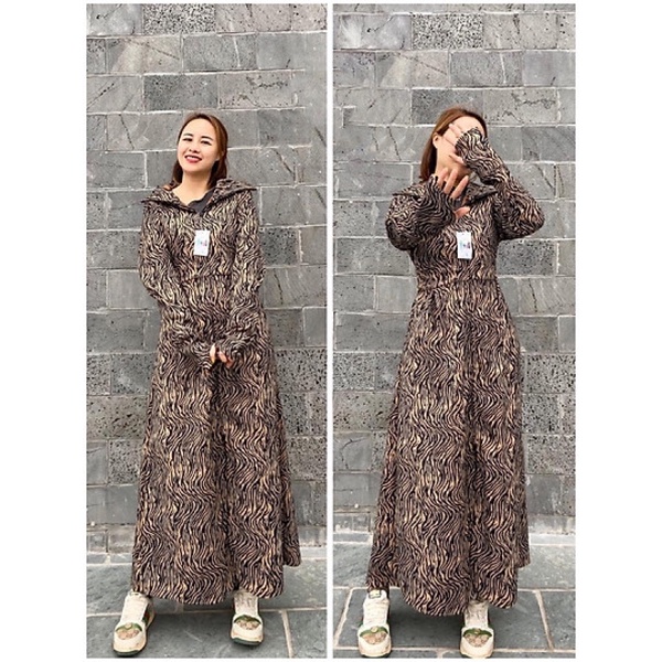 Áo chống nắng nữ dáng dài toàn thân chất UMI LOANG siêu đẹp, dày dặn mềm mát co giãn thoải mái | BigBuy360 - bigbuy360.vn