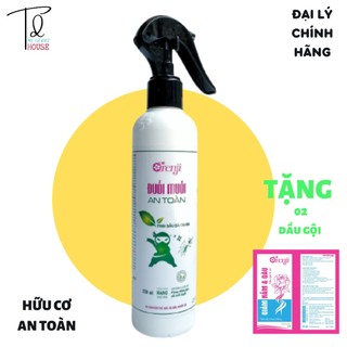 Bình xịt đuổi muỗi,chống côn trùng tinh dầu sả chanh cho bé ORENJI 250ml