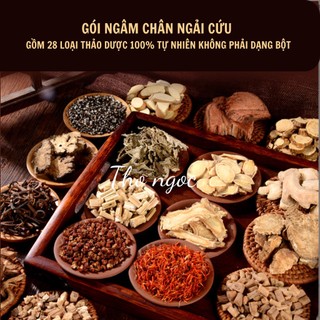 01 Gói ngâm chân ngải cứu, 100% lá thảo dược tự nhiên không phải dạng bột