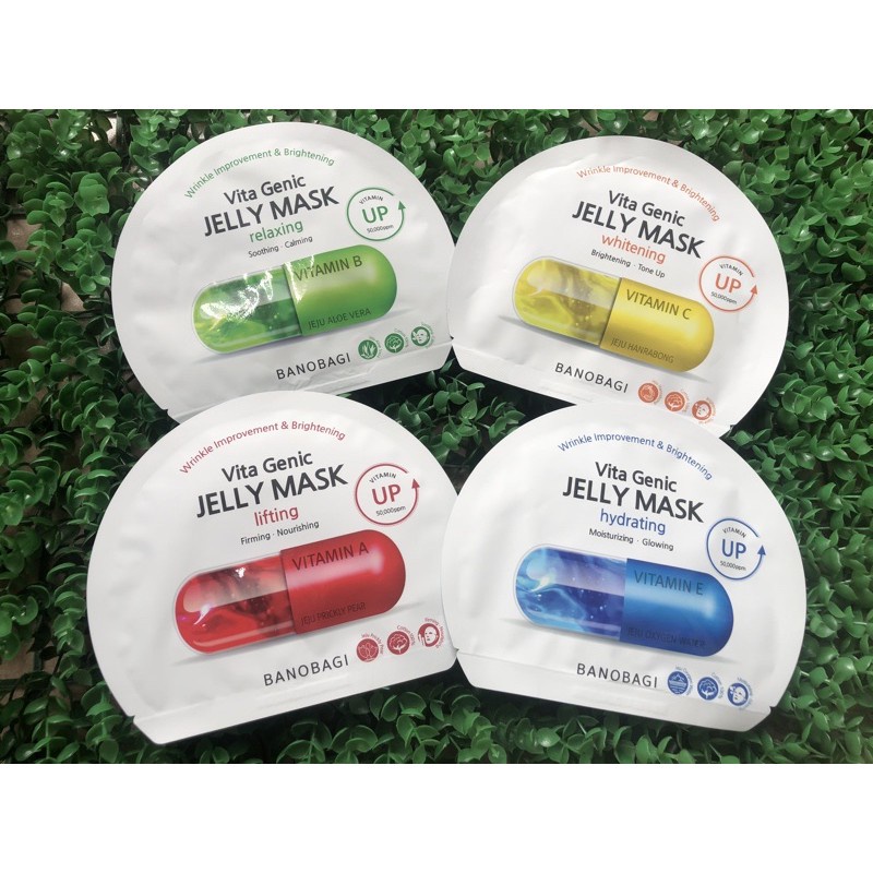 Hộp Mặt nạ Vita Genic Banobagi Jelly Mask Hàn Quốc mẫu mới