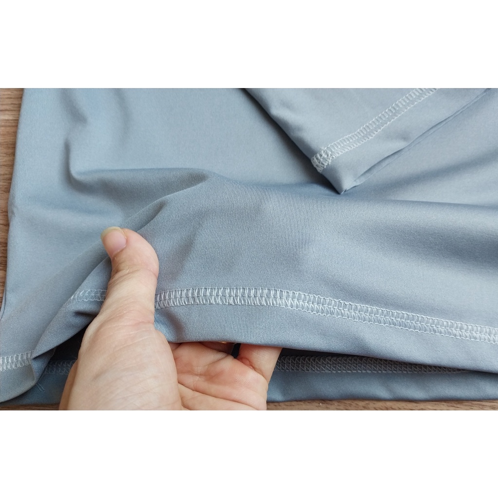 ÁO DÀI TAY NAM TẬP GYM THỂ THAO CHẤT LIỆU THUN LẠNH