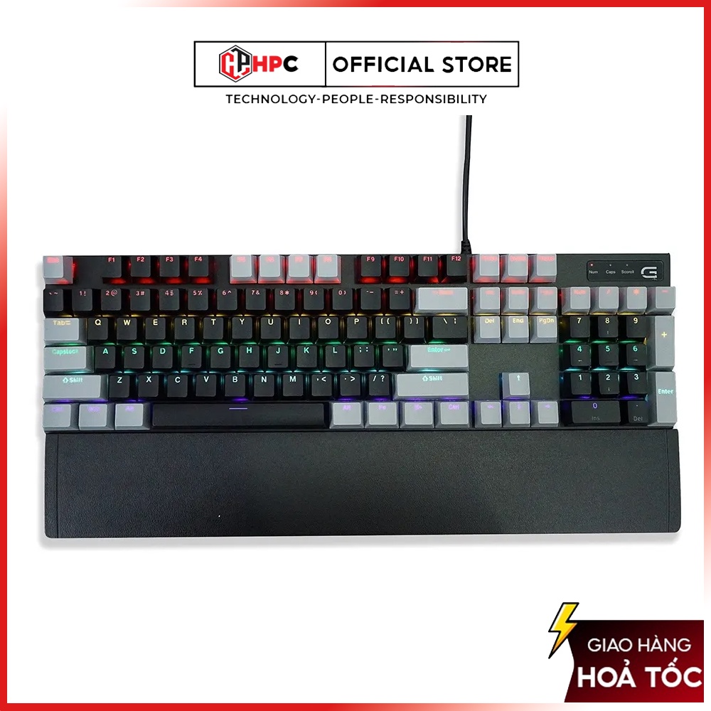 Bàn Phím cơ Gaming Spartan TC 3218 LED RGB Mới