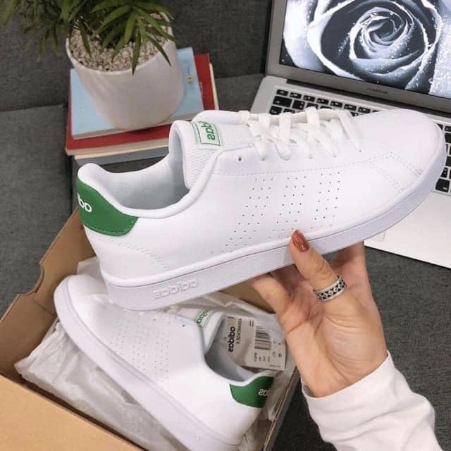 Giày Sneaker Adidas Advantage Cloud White/Green/Core GY6995