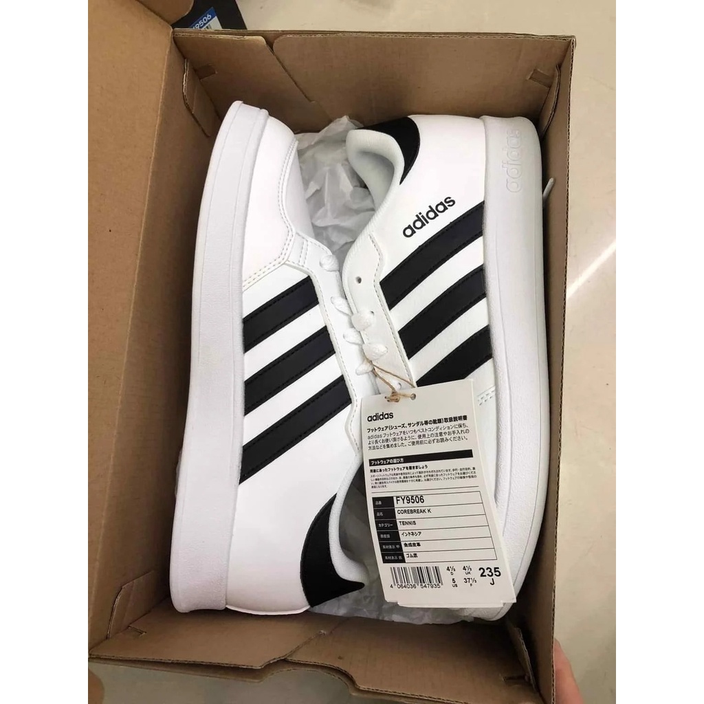 Giày Sneaker Adidas NAM NỮ Breaknet "White Black" FY9506 FX8707
