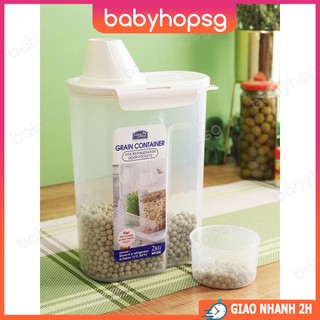 Hộp bảo quản ngũ cốc 2.4l lock&lock hpl520 - babyhopsg