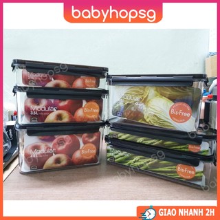 Hộp bảo quản thực phẩm locknlock bisfree modular lbf407 lbf408 - babyhopsg