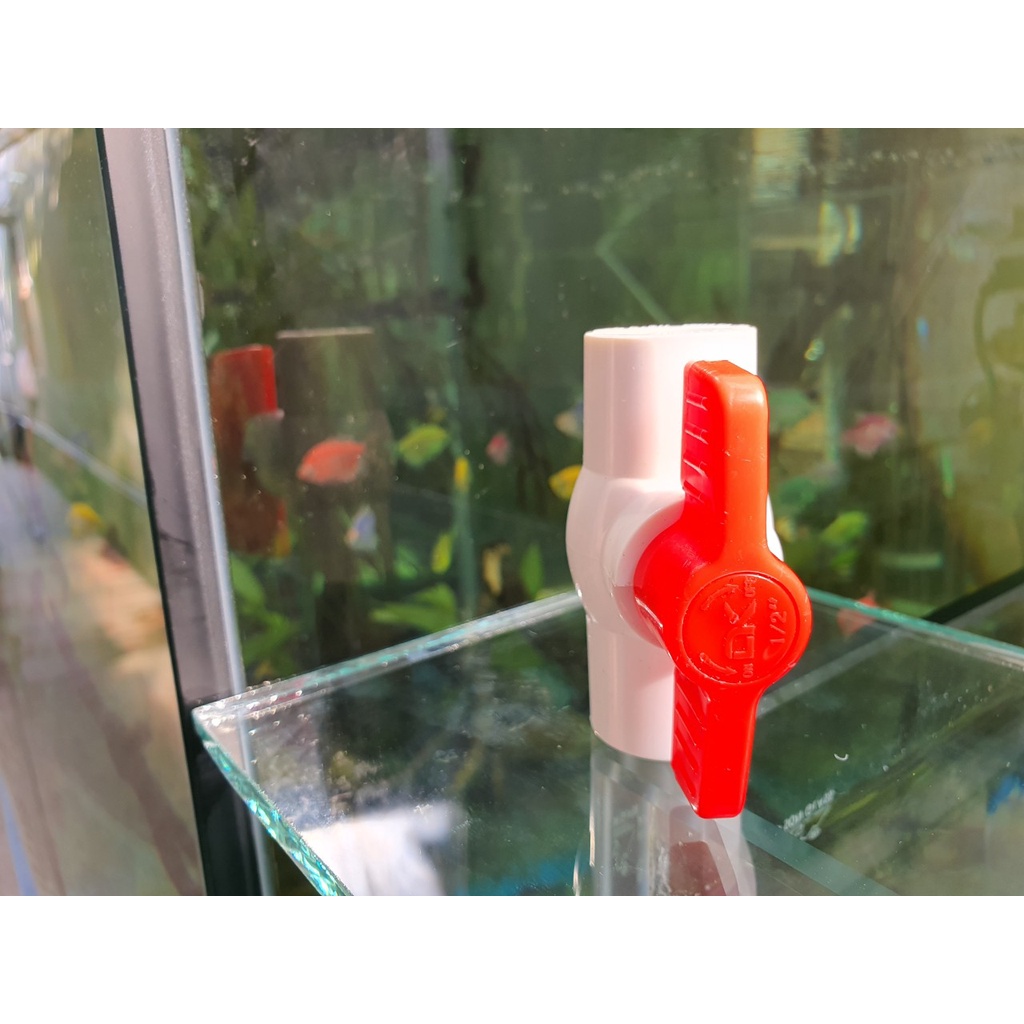 Van khóa ống nước PVC phi 20/25/32 chuyên dụng cho hồ cá