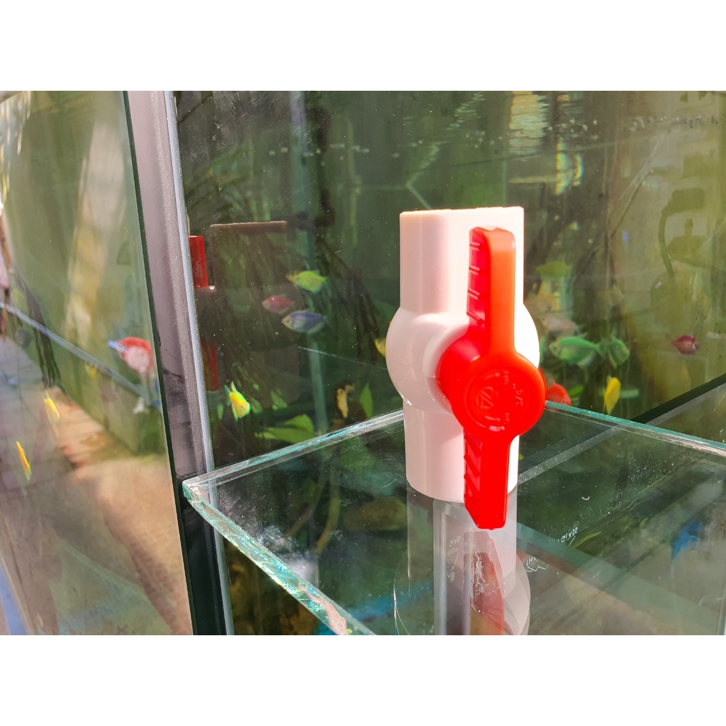 Van khóa ống nước PVC phi 20/25/32 chuyên dụng cho hồ cá