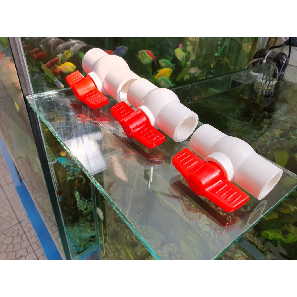 Van khóa ống nước PVC phi 20/25/32 chuyên dụng cho hồ cá