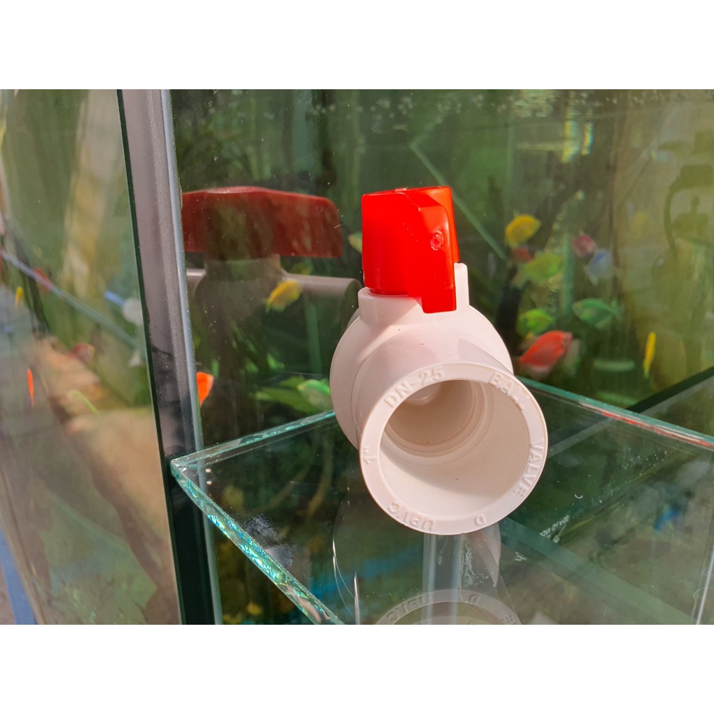Van khóa ống nước PVC phi 20/25/32 chuyên dụng cho hồ cá