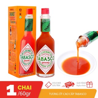 Tương ớt tabasco cao cấp 60ml dùng trong bánh pizza, mì ý
